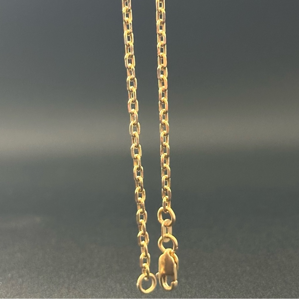 20”  2.5 mm Real 14K Solid Gold Forzentina Chain Necklace - Picture 7 of 17